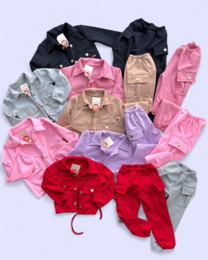 Conjunto Campera Botones Frisado NA