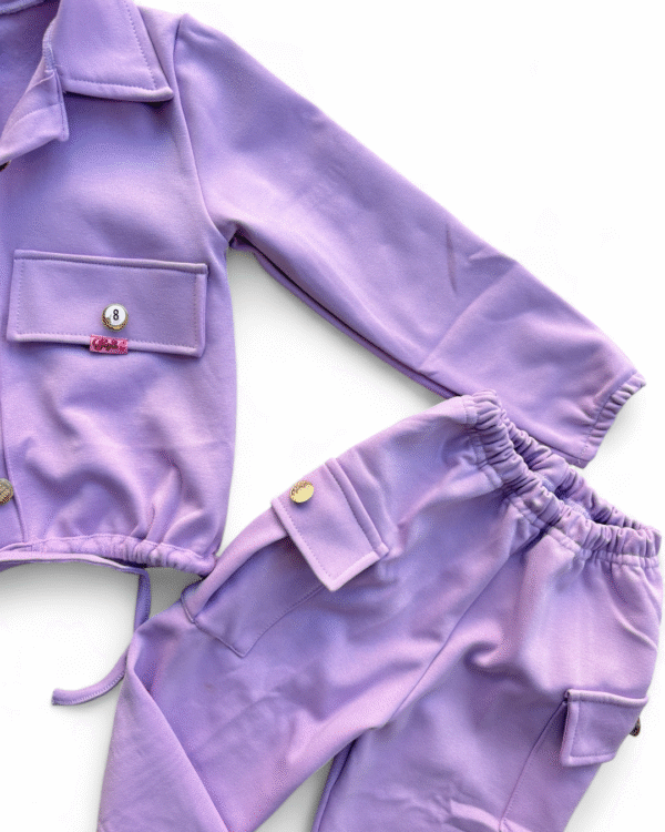 Conjunto Campera Botones Frisado NA - Imagen 2