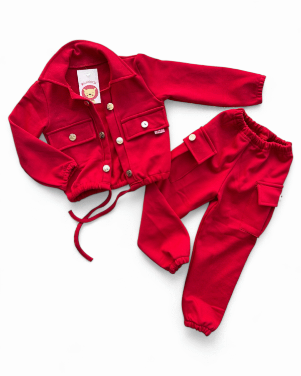 Conjunto Campera Botones Frisado NA - Imagen 9