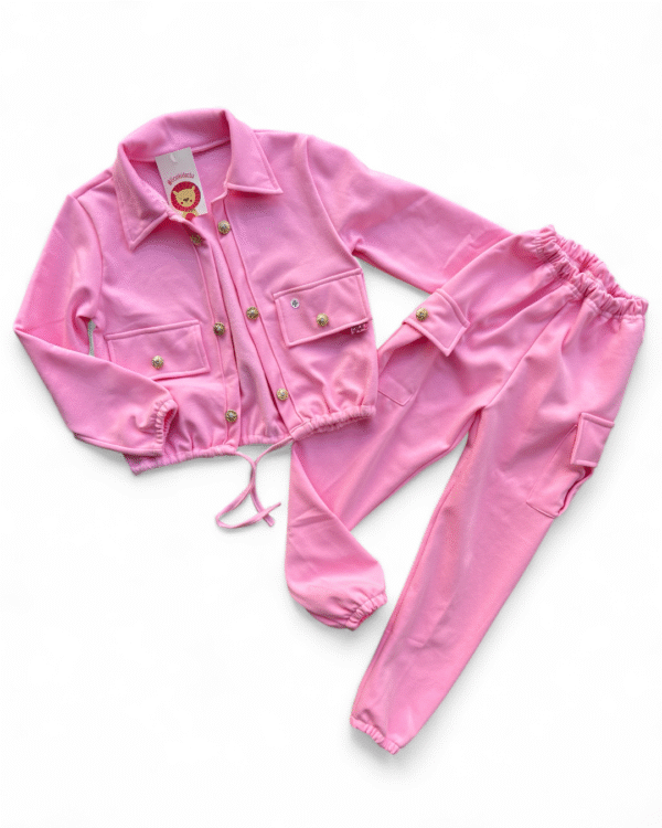 Conjunto Campera Botones Frisado NA - Imagen 7