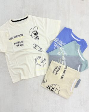 Remera Over Calavera